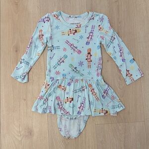 Posh Peanut Light Blue Nutcracker Dress